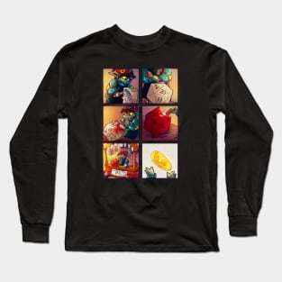 Dice Goblin D20 Comic Long Sleeve T-Shirt